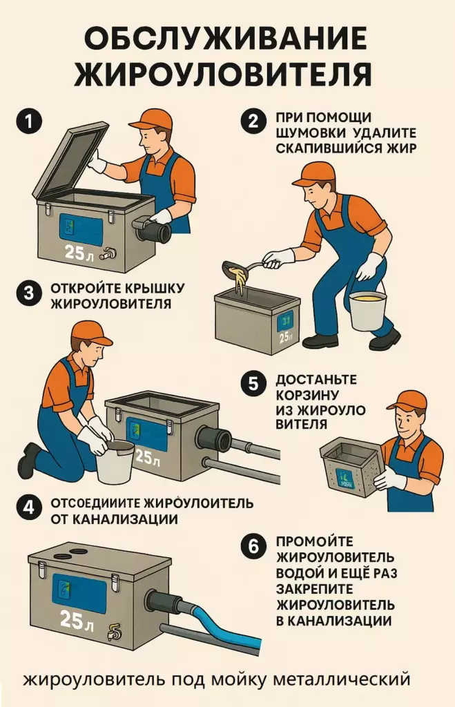 Жироуловитель под мойку СТ 0,5 40
